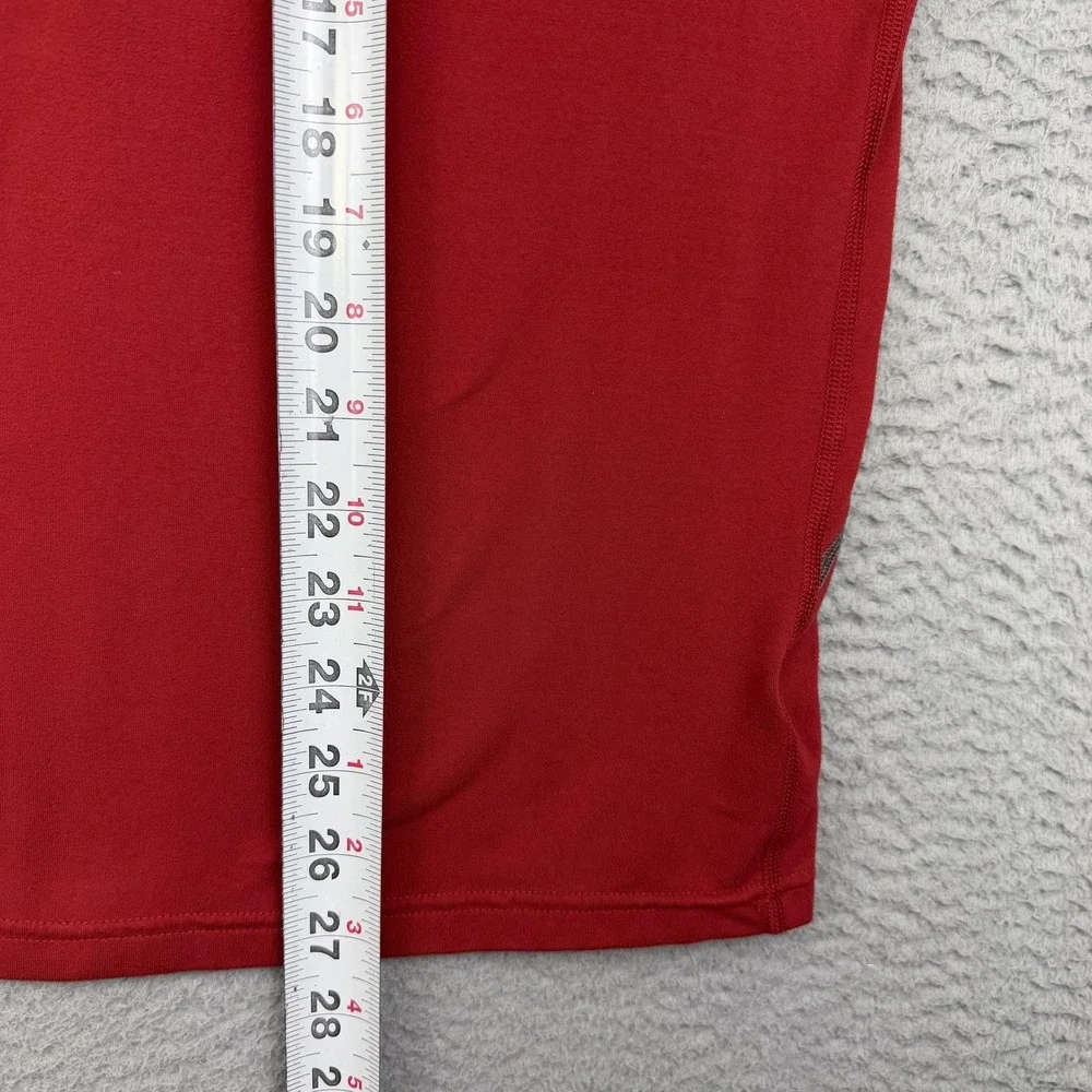Mountain‎ Hardwear Pullover Mens XL Red Quarter Zip Long Sleeve Running Top